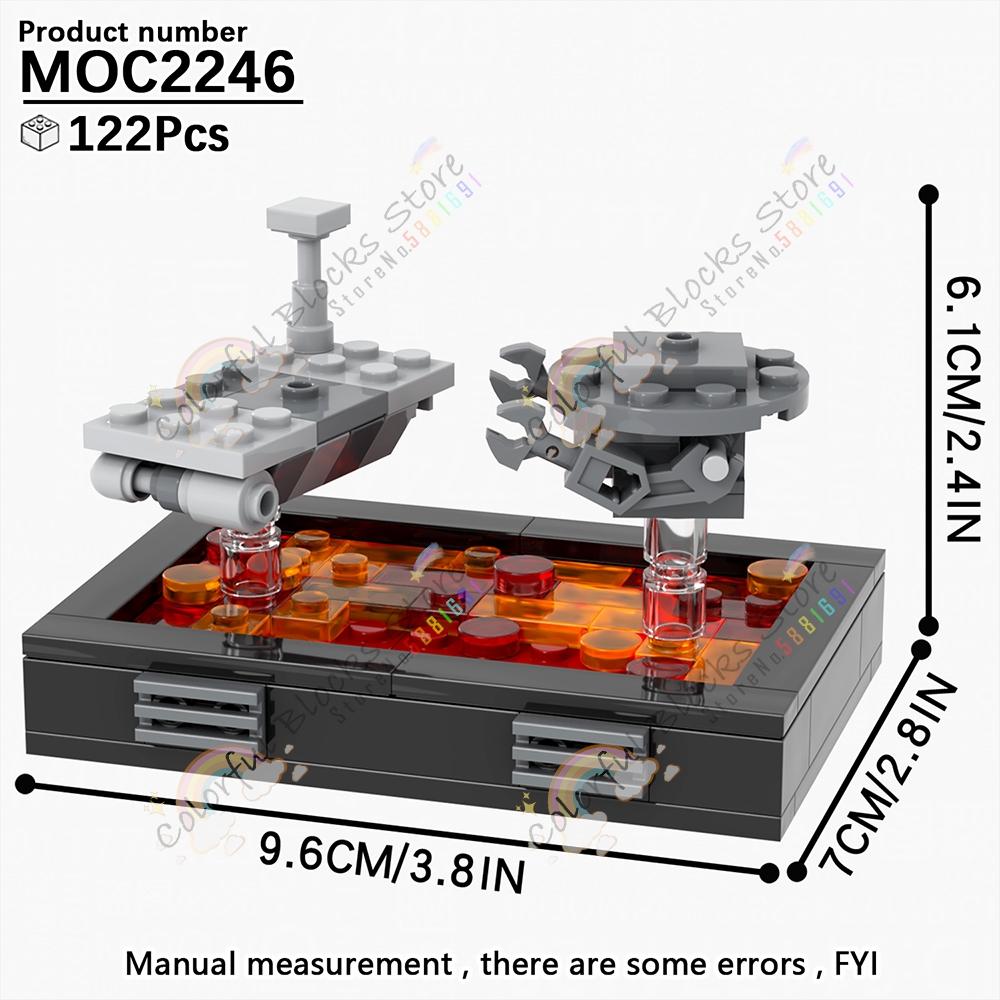 

Межзвездная Серия MOC Украшение Строительные Блоки DIY Мустафар Планета Фигурка Боевая Сцена Модель Кирпичики Игрушки Для Детей