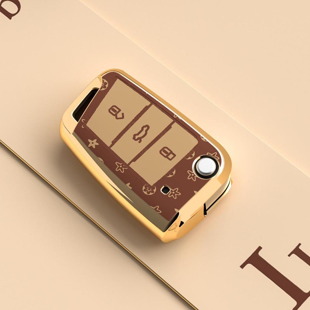 Módní kryt na klíčenku pro Volkswagen Polo, Golf, T-Cross, Tayron, Passat, CC, Sagitar