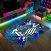 Real Sociedad FC Design Crystal Velvet Carpet Cozy Non?Slip Printed Rug For Bedroom Living Room Entrance