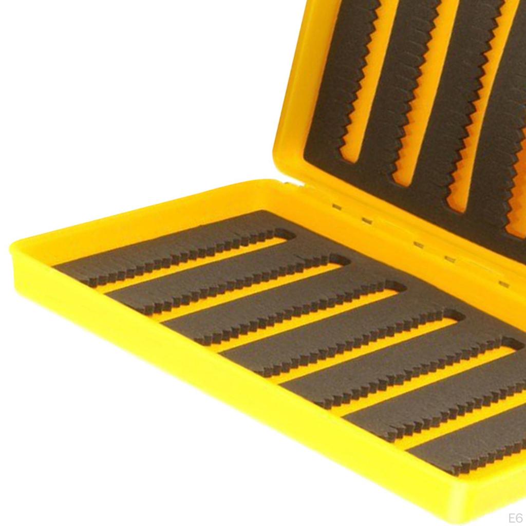 Double Sided Fly Box Hooks Case Portable Streamer Container Organizer