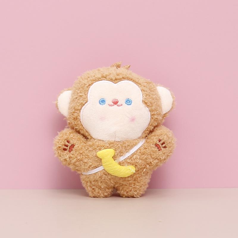 Plush Teddy Bear Keychain Pendant - Wedding Toss or Claw Machine Doll Gift