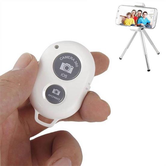 Wireless Bluetooth-compatible Camera Selfie Shutter for Remote Control Mobile Phone Monopod