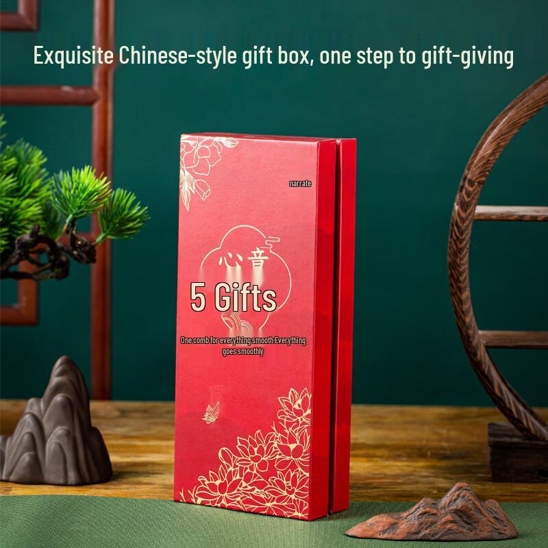 Zhixu Natural Ox Horn Massage Comb