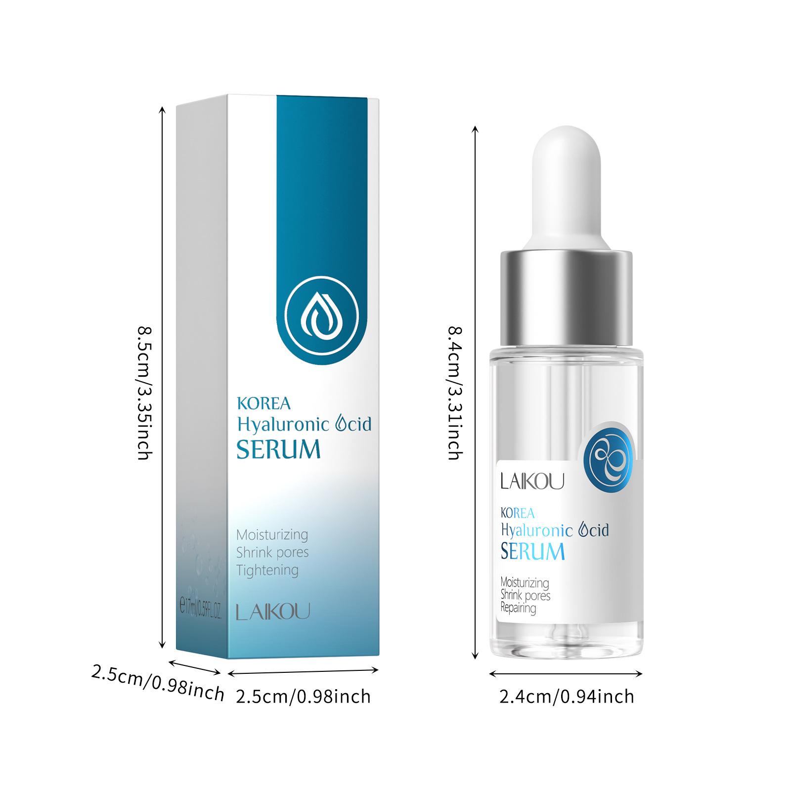 

LAIKOU Essence Liquid Hyaluronic Acid 17 мл Производитель Увлажняющая, увлажняющая и увлажняющая основа для кожи Жидкость 17ML