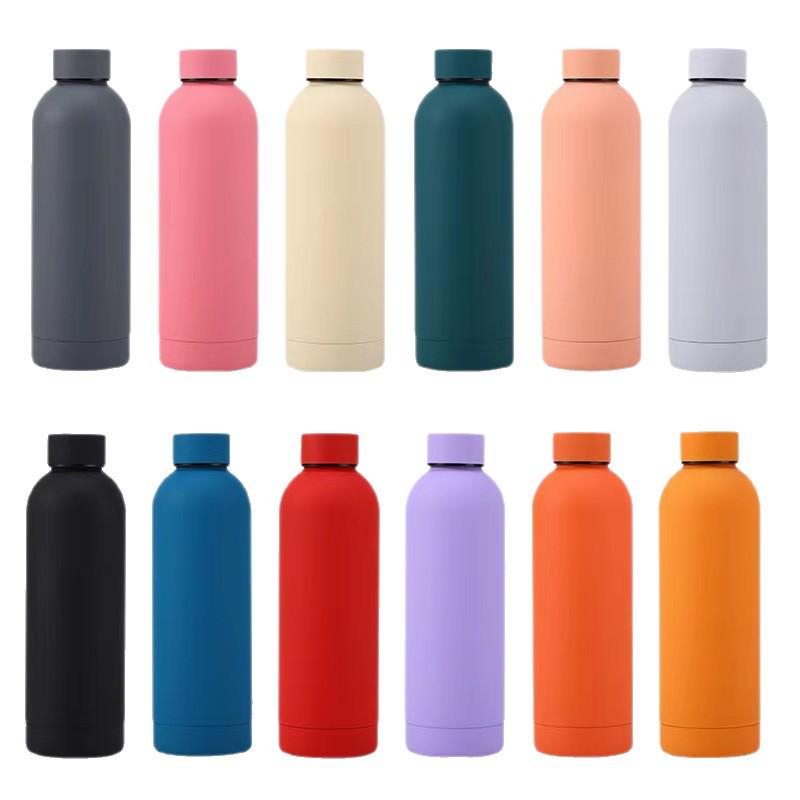 Stainless Steel Double-Layer Vacuum Insulated Small Mouth Sports Water Bottle
