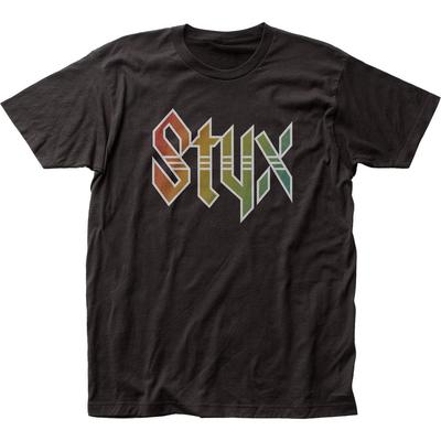 Styx Logo Unisex T-shirt Music Classic Concert Rock N Roll Band Tee New Black