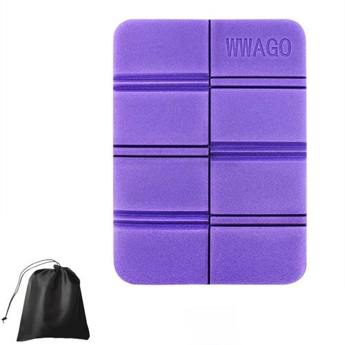 

New XPE Folder Camping Mat ortable Small Cushion Moisture Proof Waterproof Dirty Prevent Picnic Mat Beach Pad 8 Colors фіолетовий