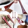 2 Pcs Mixing Spoon Tea Scoop Wood Soup Spoons Bowls with Coffee Honey Stirrer Stirring Ice Cream Wooden Scoops