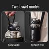 Xihe 800ML Large Capacity Glass Water Bottle with Straw
