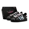 Originals Superstar 2 Spezielle Schuhbox, Romantische Behandlung, Niedlicher Welpe Low-Top Skateboard-Schuhe Unisex Blau Rosa JI0079(TeamS1-S-BOX)