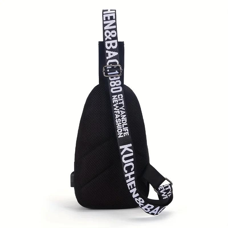 Single Night Glow Damen Umhängetasche, Herren Brusttaschen Studenten Sport Laufen Bauchtasche, Verstellbare Schultergurte