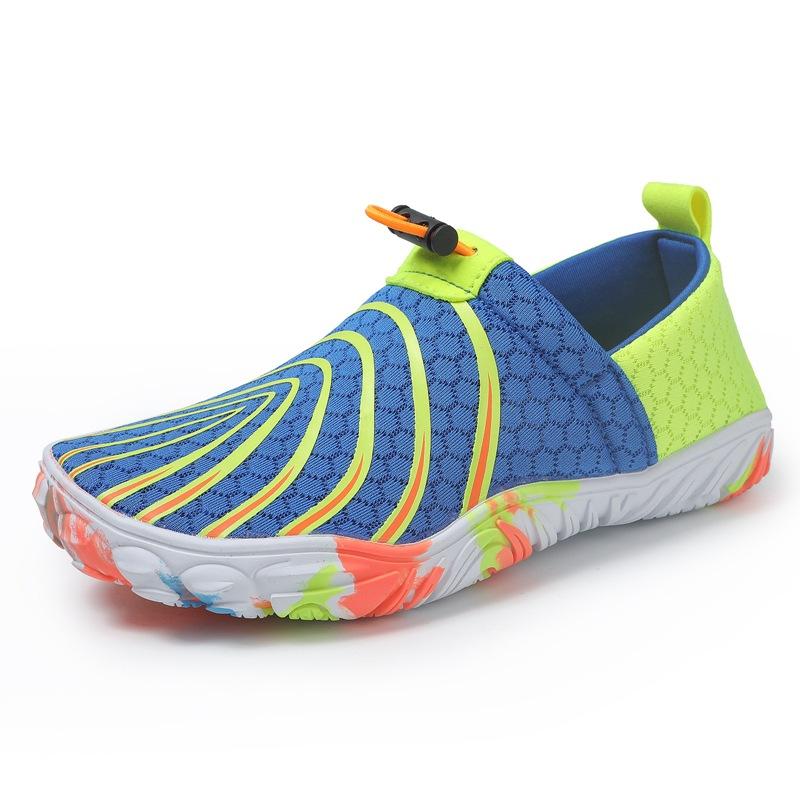 

Новые ботинки для ручья для мальчиков и девочек дышащие быстросохнущие нескользящие для улицы газона пляжа для ходьбы по воде плавания детские водные ботинки 35