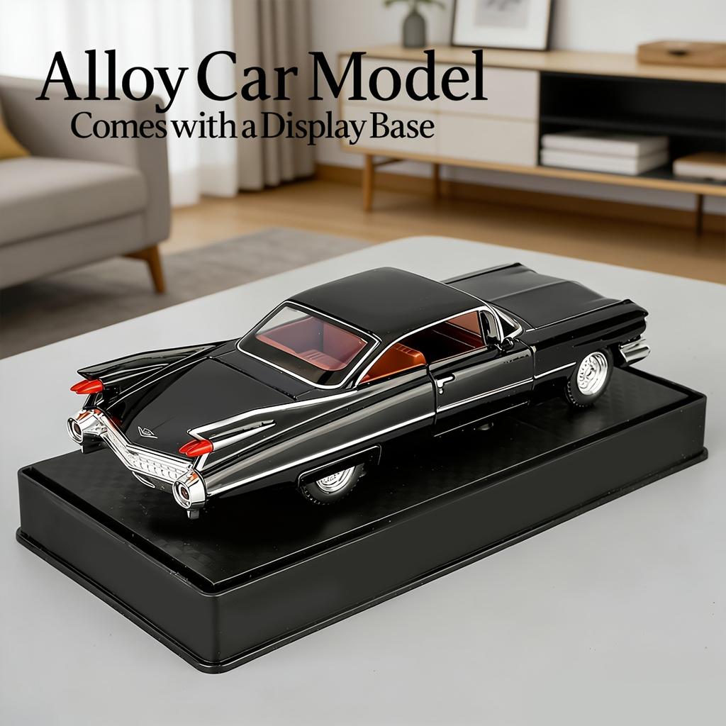 1:32 Scale 1959 Series 62 Die-Cast Alloy Model Collectible Display-Grade Static Toy Openable Doors Highly Detailed Desktop Decoration Gift