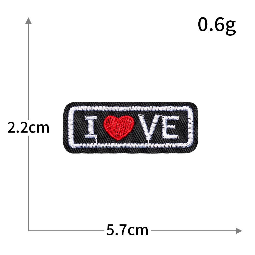 Personalized Trendy Letter Embroidery Patch for Clothes, Jackets, Bags, & Streetwear