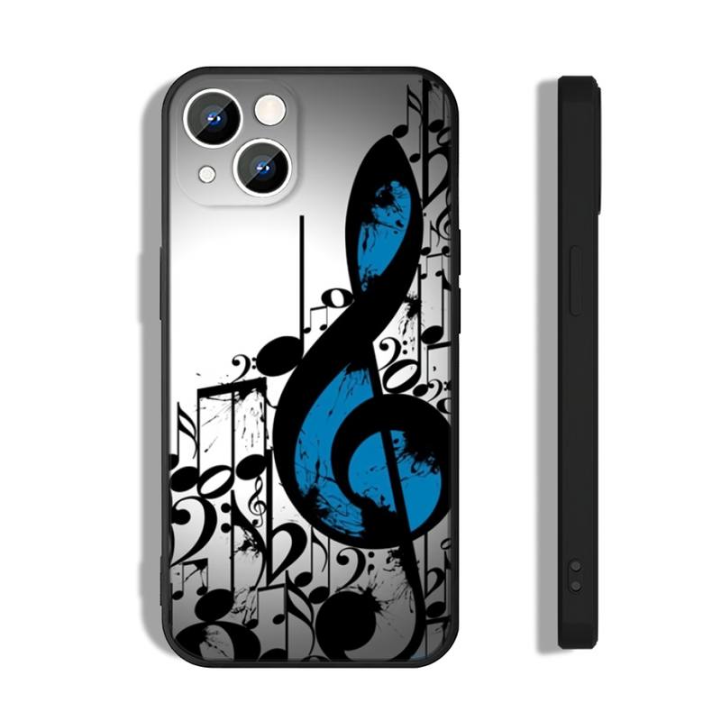 

Чехол для телефона Music Note с музыкальным скрипичным ключом для iphone14 11 12 Pro 8 7Plus SE 2020 X Pro 14 MAX 12 13 MINI XR XS, мягкие чехлы для телефонов iphone 14 pro