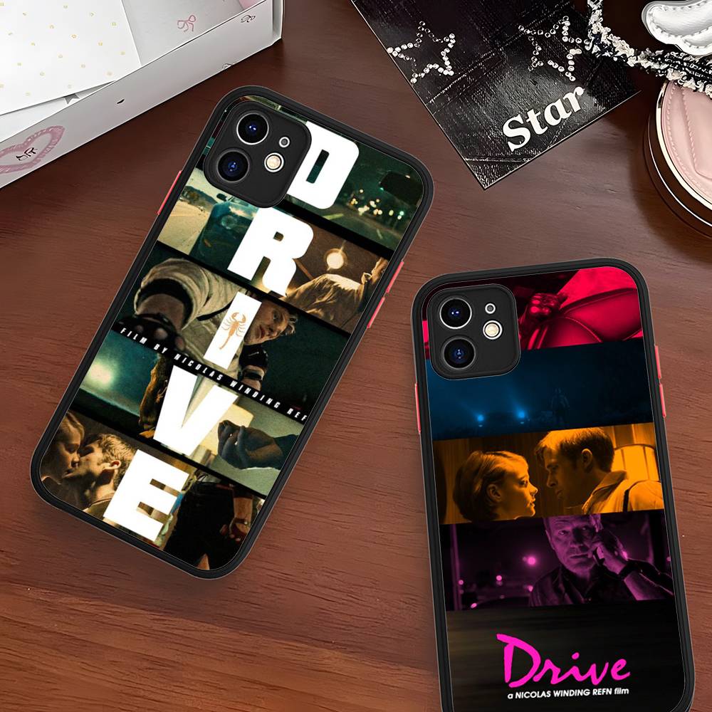 Drive Ryan Gosling Movie For Silicone Matte Phone Case For IPhone 16 Pro Max 15 14 13 12 11 X XS MAX