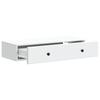Wall Mounted Side Table White 87.5 x 34.5 x 17 cm