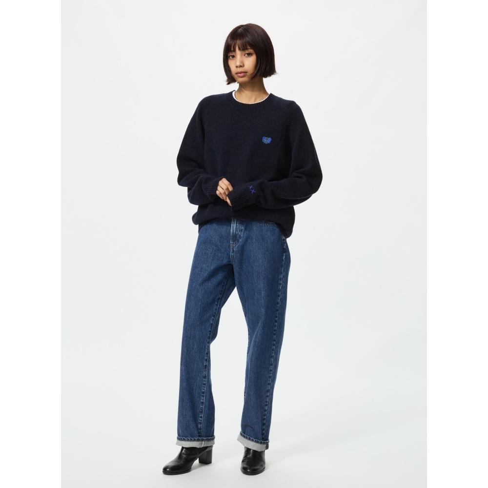 Uniqlo Japan Kühe Winter Lamm Rundhals Pullover