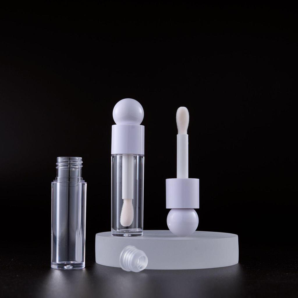 Large Brush Lip Gloss & Eyeliner Tube - Thick, Empty Container for Cross-Border Bestsellers