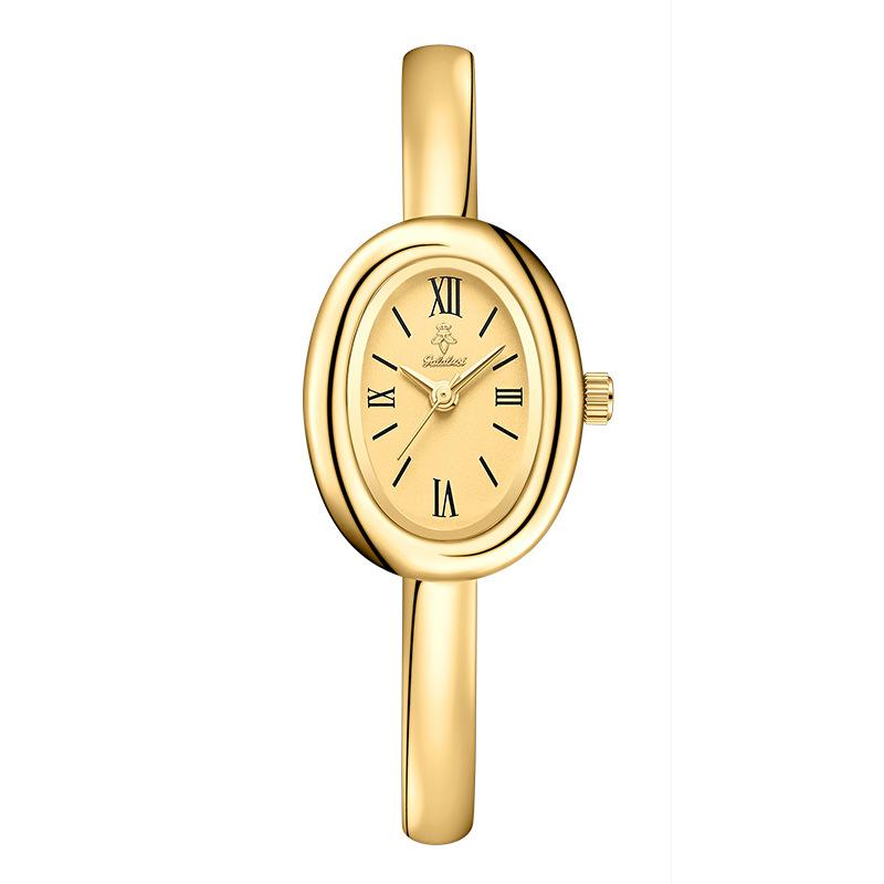 High-End Watches Oval Bracelets Women S Watches Gold Watches Vintage Watches Simple Quartz Watches