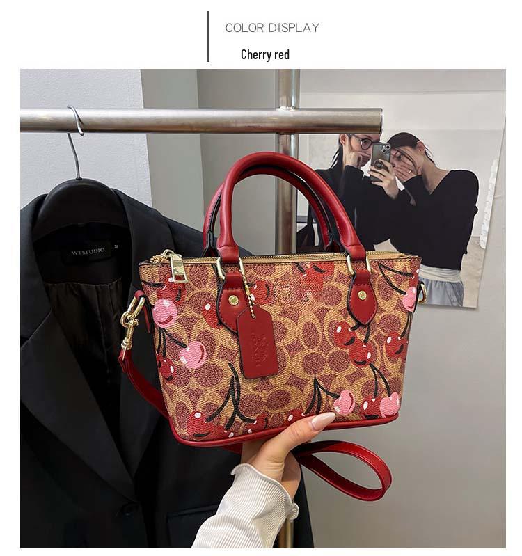 2025 Trendy Women's Crossbody & Shoulder Tote - Simple Print, PU Texture