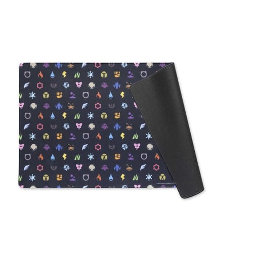 Overseas Pok?mon Center: Pok?mon TCG Type Mark Playmat
