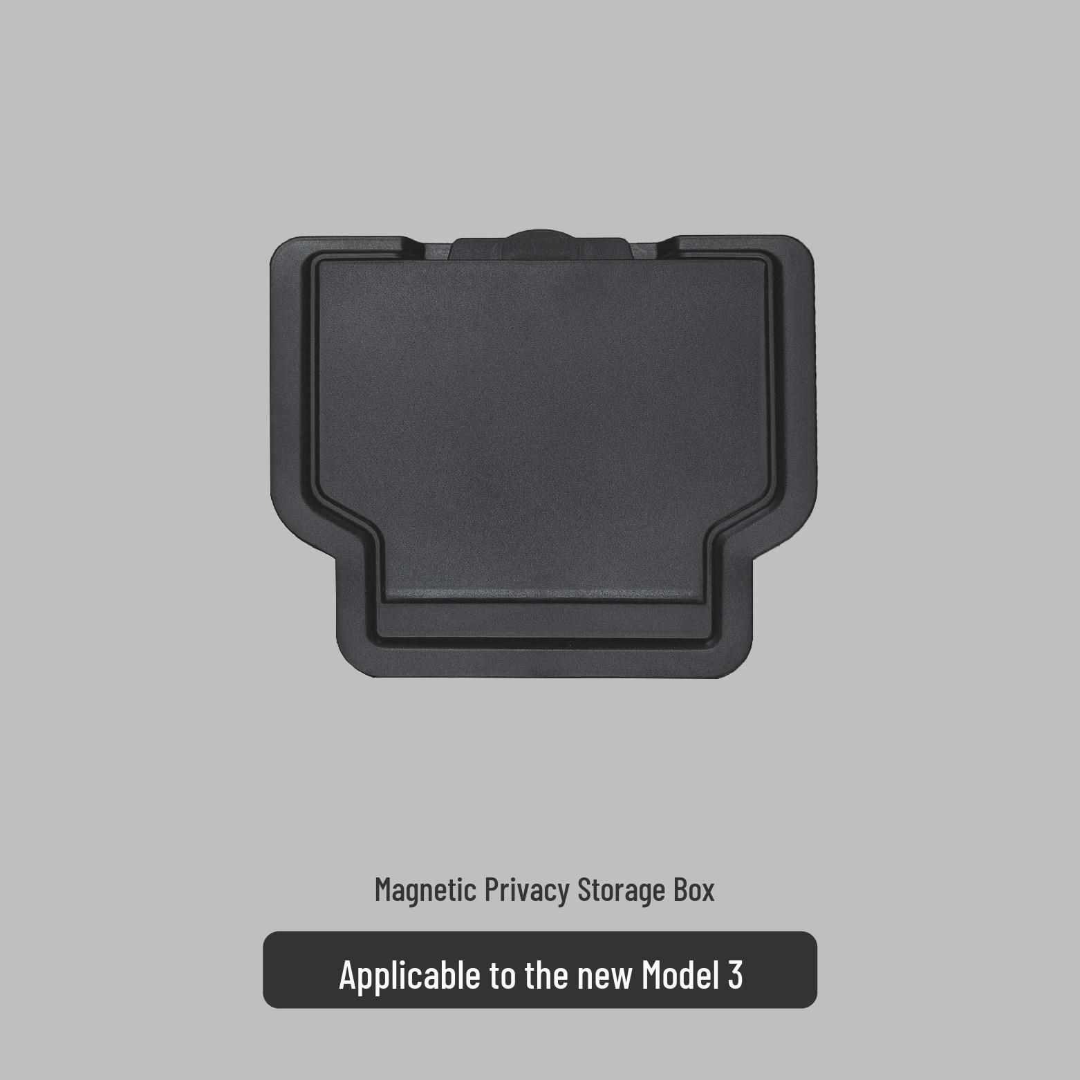 

Magnetic Privacy Storage Box for Tesla Model 3 Armrest Interior Modification