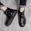 All Match Men's Autumn Winter Work Boots Hightop Walking Shoes Hightcut Male Students Spring Chelsea Boots