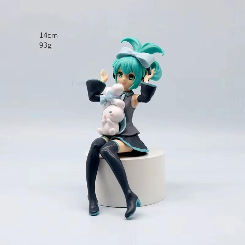 Anime Hatsune Miku Figure Wedding Dress Action Figures Kawaii Swimsuit Vocaloid Pvc Collectible Model Toys Girl Gift