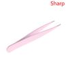 1 Pinza para Cejas de Acero Inoxidable con Cepillo Peine Pinzas Pinzas para Extensión de Pestañas Pinza para Doble Párpado Herramienta de Maquillaje