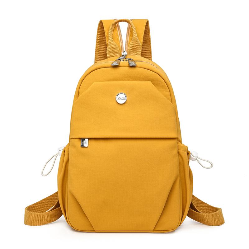 Nylon Backpack Large Capacity Multifunctional Chest Bag College Style Backpack