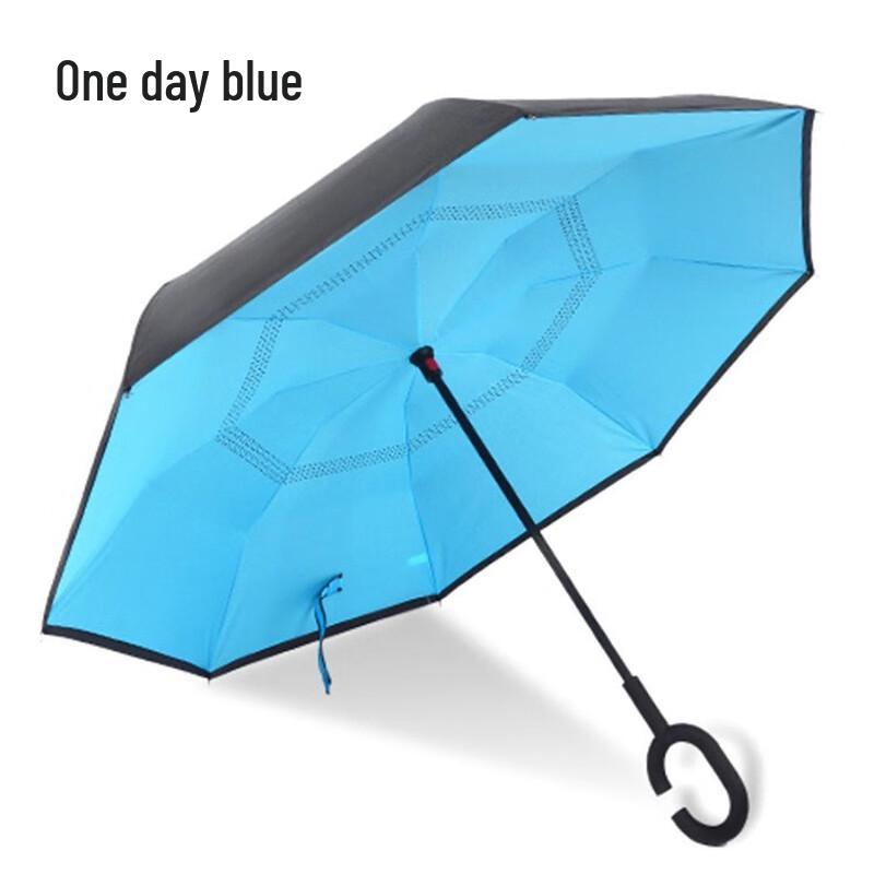 Nanqiao Automatic Double-Layer Inverted Car Umbrella with C-Handle