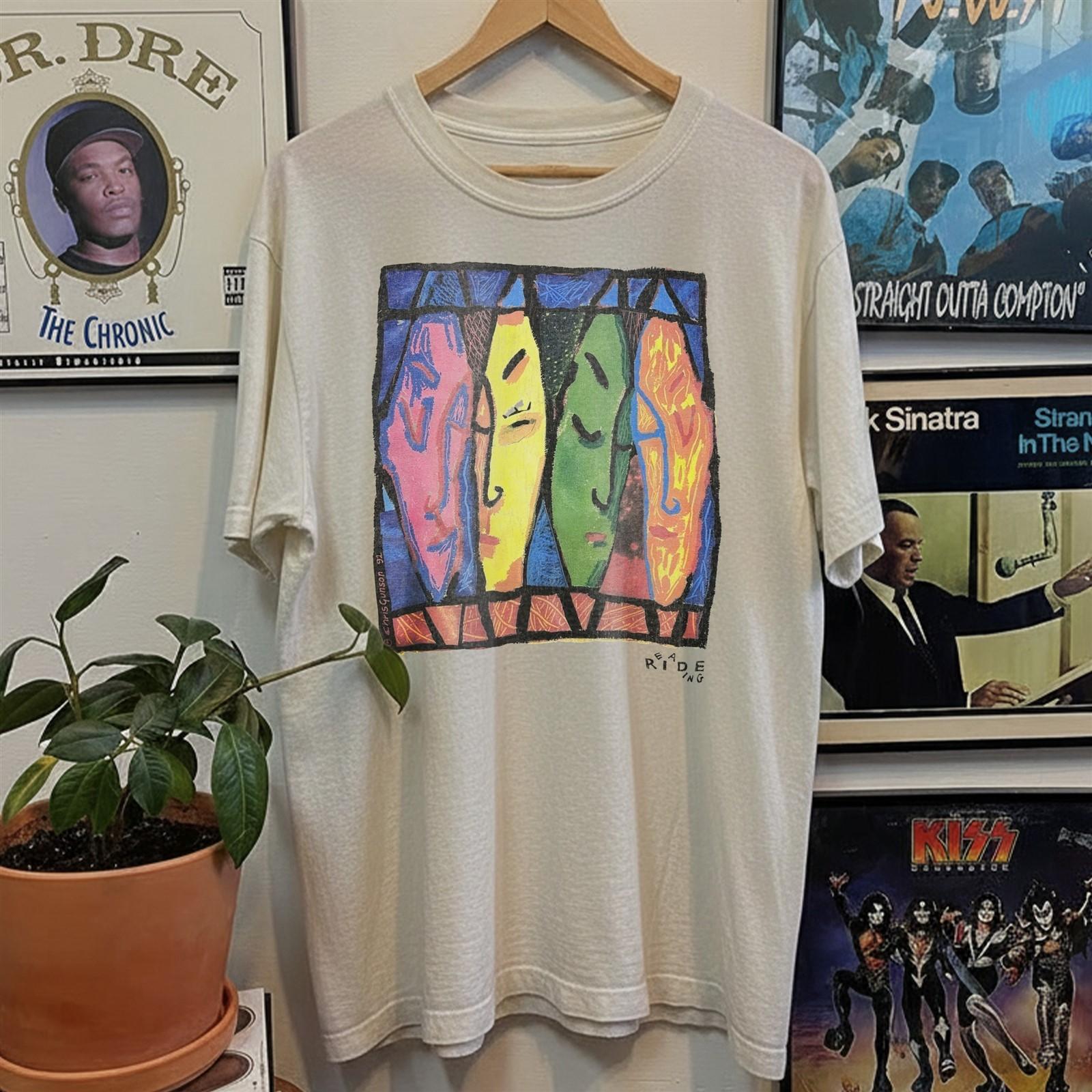 1992 Ride Reading Festival - Aged T-Shirt White M S