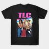 VTG TLC Mädchenband Schwarzes T-Shirt-4X Freizeit-T-Shirt Herren Kinder