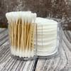Acrylic Storage Box Bathroom Jar Makeup Organizer Cotton Round Pad Holder Cotton Swab Box Holder Dispenser Organizer Jar