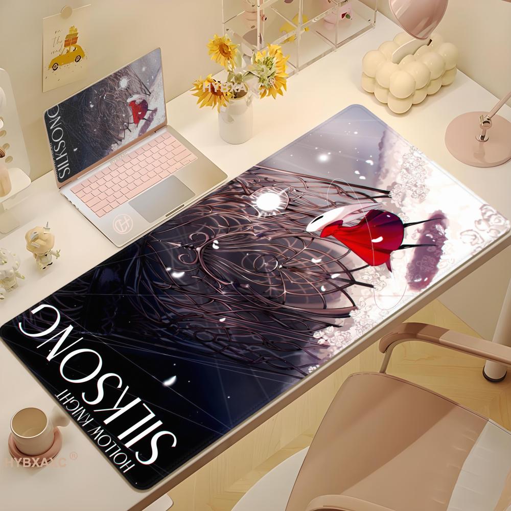 Stampa HD Cool Mousepad Hollow Knight Silksong Tappetini per Tavolo Mousepad per Computer Aziendale Tappetino Grande per Scrivania Mousepad XXL per PC Gamer