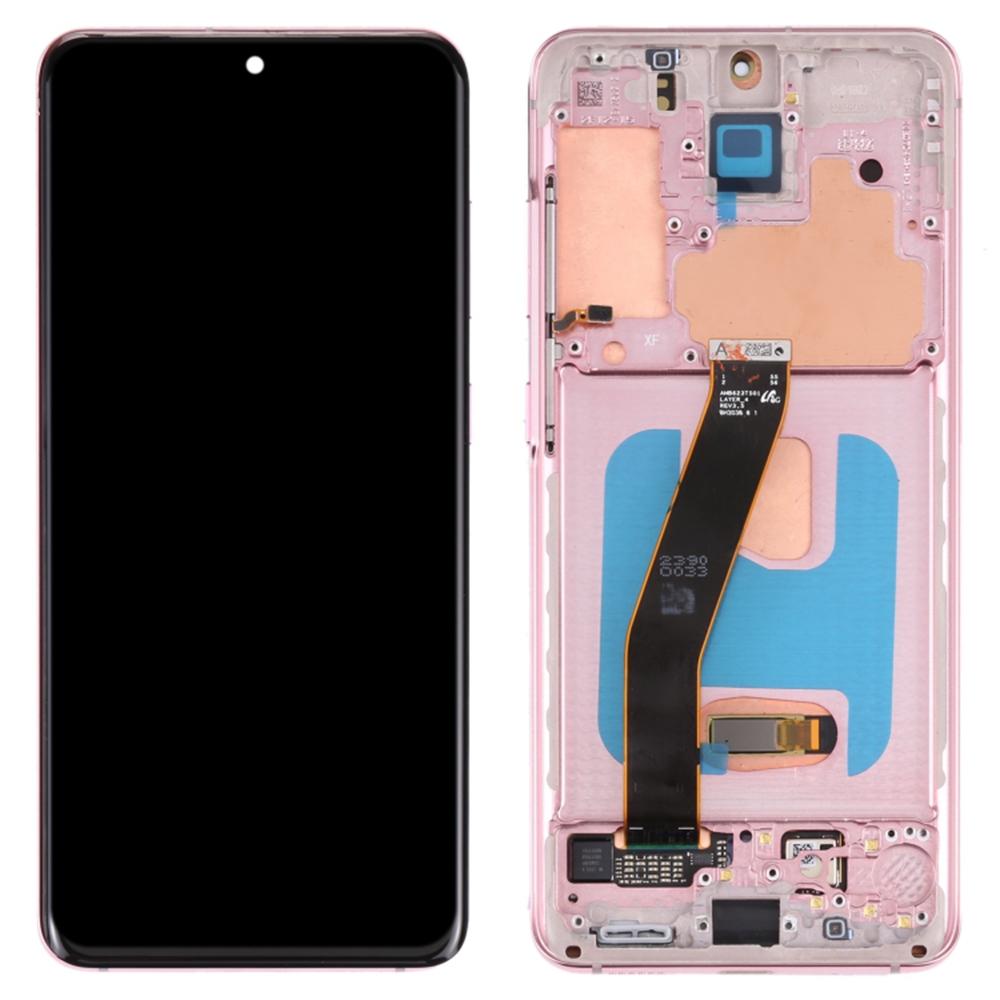 Pour Samsung Galaxy S20 4G G980/S20 5G G981 Écran OLED Grade C et Assemblage Numériseur+Châssis (sans logo)