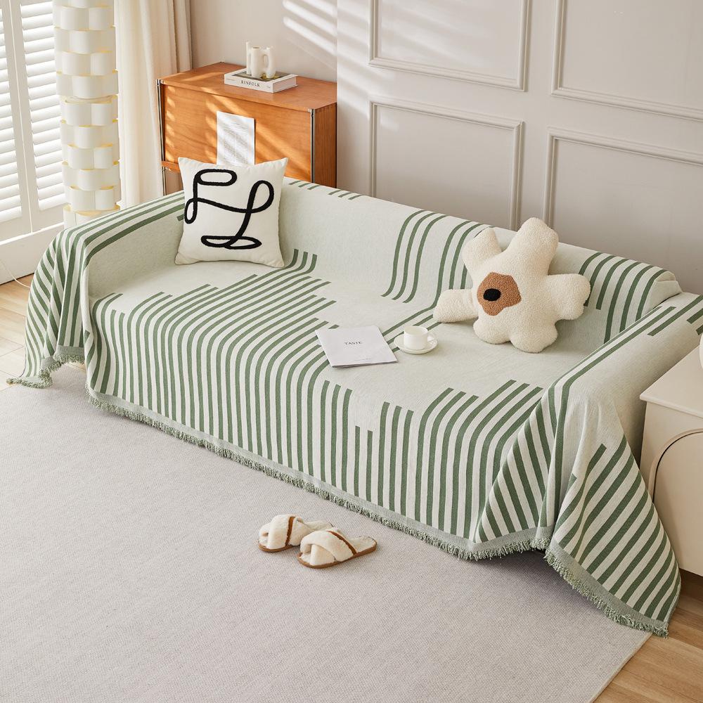 INS Style Modern Simple Sofa Cover Cloth Four Seasons Universal Sofa Towel Non-Slip Full Cover Blanket Anti-Scratching Sofa Cover