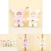 Charming Astronaut Plush Keychain Space Bunny Doll Backpack Decoration