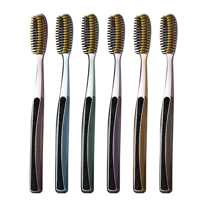 SOAO Long Head Soft Bristle Toothbrush 6-Pack