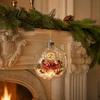 Sturdy Acrylic Holiday Ornaments Zodiac Christmas Ornament Twelve Sign Hanging Decoration 2D Collectible Horoscope Pendant for Xmas Tree,
