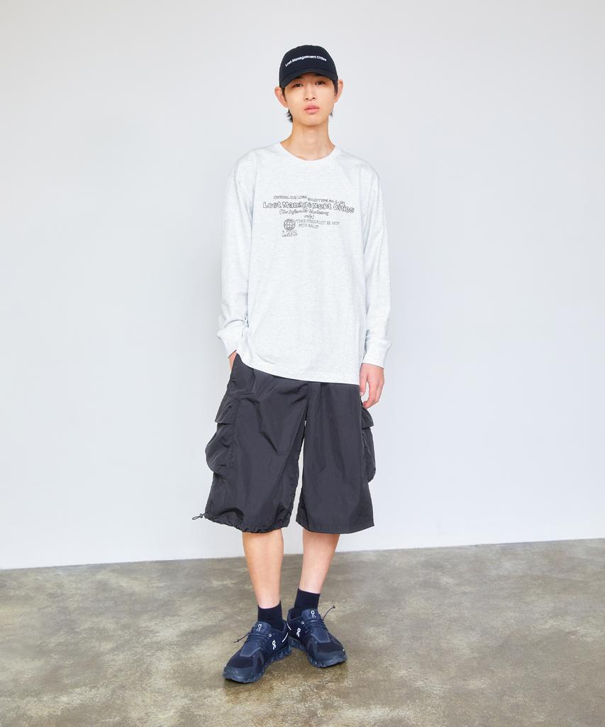 LMC Doodle Logo Long Slv Tee Light Heather Gray