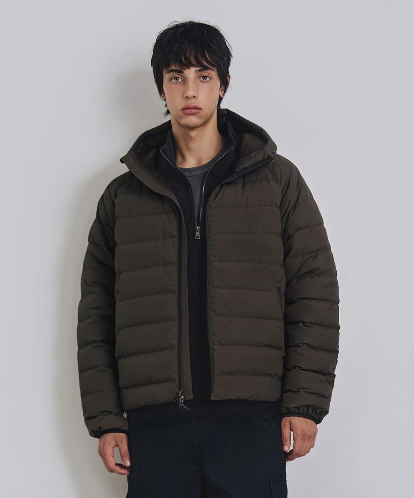 Costume O’Clock [Duck Down Ver.] Lightweight Hooded Duck Down Padded Jacket Brown Coosjp051Brown