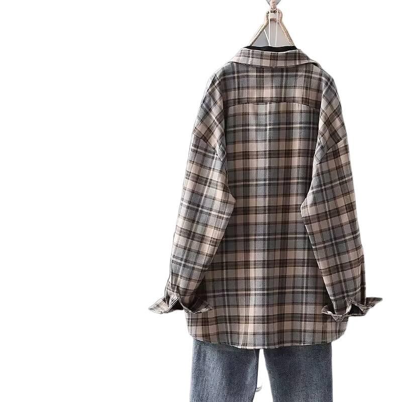 Women's Retro Artistic Long Sleeve Shirt Jacket