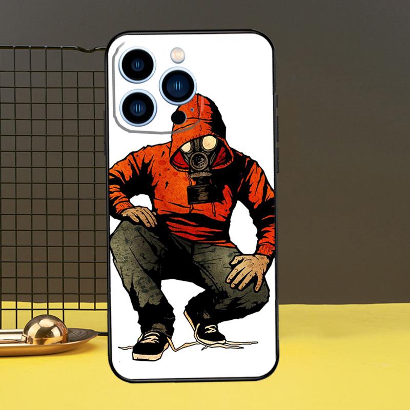 Gas Mask Phone Case For iPhone 13 12 14 11 16 15 Pro Max Plus Mini 7 8 X XR XS Max Cover