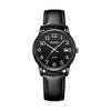 Men's Analog Waterproof Leather Strap Watch for Men Simple Popular Stylish Business Classic Date Thin Dial Easy To Read Unisex (Black_A)
