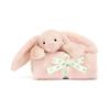 JELLYCAT Shy Series Bonnie Rabbit Rouge Pink Blanket Soothing Towel