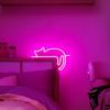 LED Neon Sign Super Bright Acrylic Cat Hanging Night Lights USB Art Wall Decor Lamp On/Off Switch for Bedroom Living Room Gifts