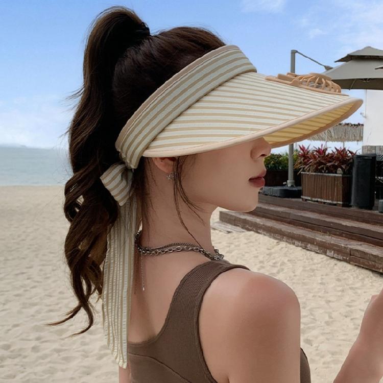 Sunproof Hat with Rotatable Fan Adjustable 3 Speed Wind Modes Cooling Fan Hat for Outdoor Activity Cycling Hiking Gear