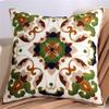 Embroidery Pillow Cover 45x45cm Farmhouse Cushion Cases for Couch Sofa Bed Decorations Embroidered Throw Pillows Cases
